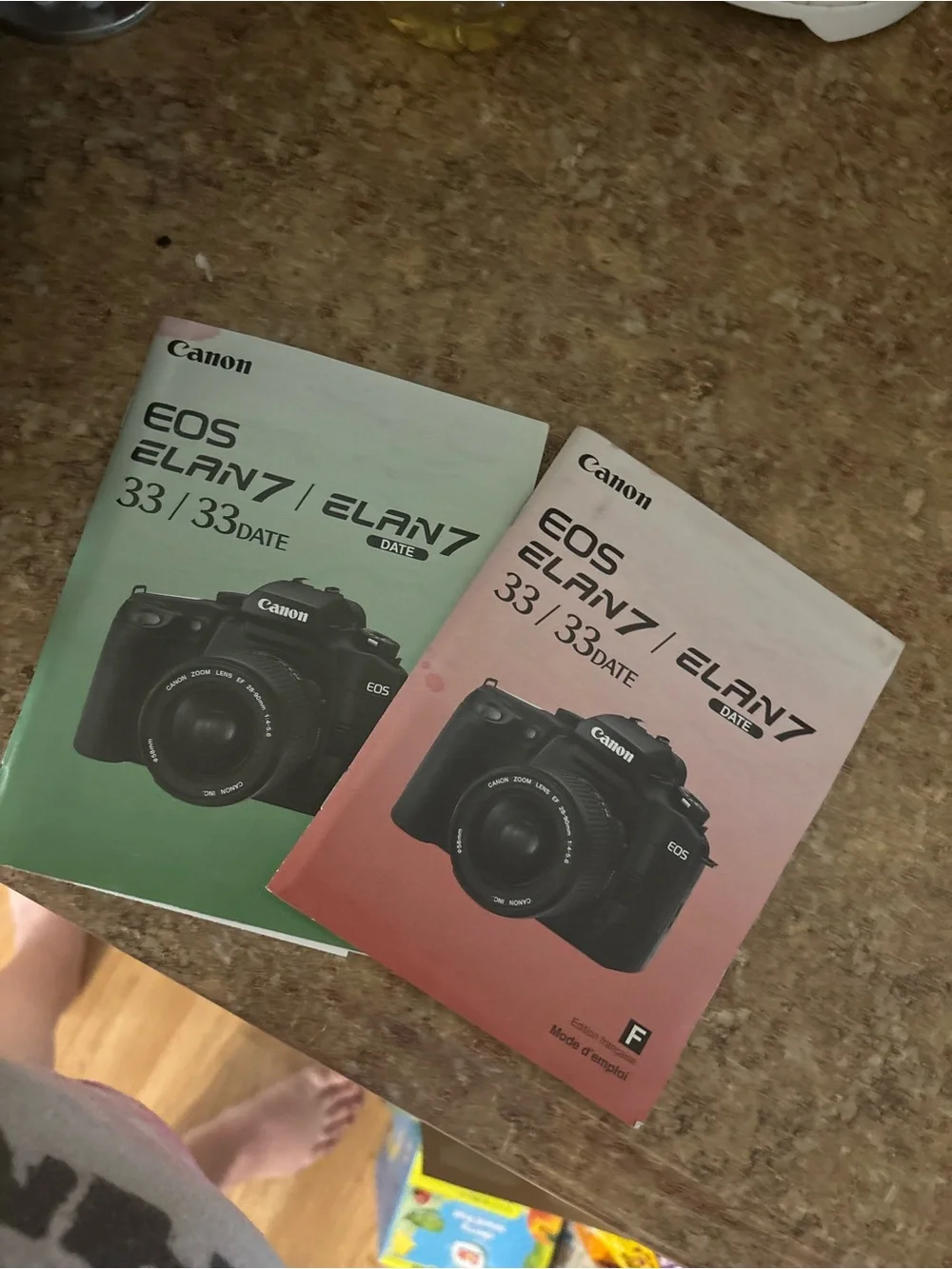 Canon EOS Elan 7 Black 35mm SLR Film Camera Body (Black)